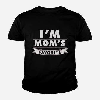 I Am Moms Favorite Son Youth T-shirt | Crazezy DE