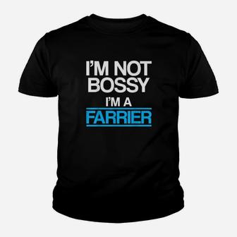 I Am Not Bossy I Am A Farrier Youth T-shirt - Monsterry