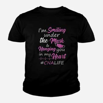 I Am Smiling Under The Make And Hanging You In My Heart Youth T-shirt | Crazezy