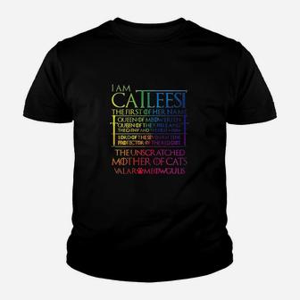 I Am The Catleesi Youth T-shirt | Crazezy