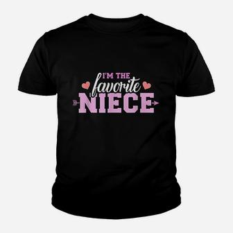 I Am The Favorite Niece Youth T-shirt | Crazezy