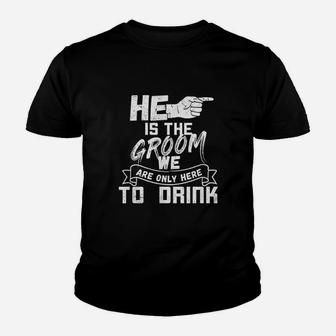 I Am The Groom Matching Set Triple Youth T-shirt | Crazezy CA