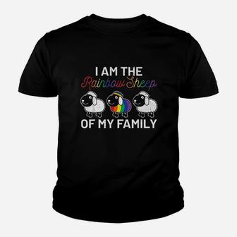 I Am The Rainbow Sheep Of My Family Im My Lgbt Pride Support Youth T-shirt | Crazezy UK