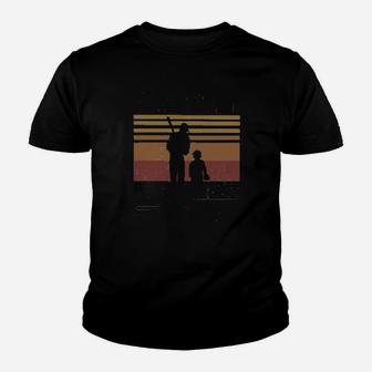 I Asked God For A Baseball Partner He Sent Me My Son Vintage Youth T-shirt - Monsterry