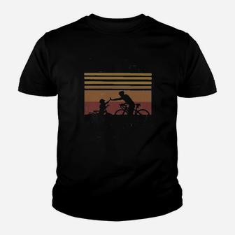 I Asked God For A Cycling Partner He Sent Me My Son Vintage Youth T-shirt - Monsterry