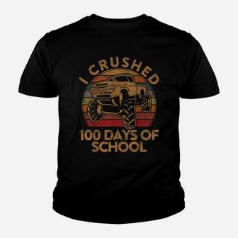 I Crushed 100 Days Of School Gift Happy 100Th Day Student Youth T-shirt | Crazezy UK