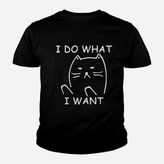I Do What I Want Youth T-shirt | Crazezy DE