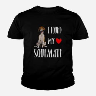I Found My Soulmate American Dog Lover Youth T-shirt | Crazezy CA