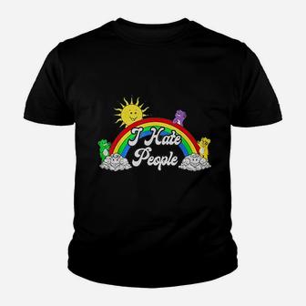 I Hate People Youth T-shirt | Crazezy