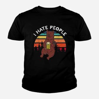 I Hate People Youth T-shirt | Crazezy AU