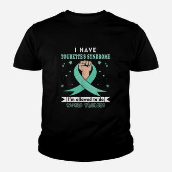 I Have Tourette's Syndrome Awareness Youth T-shirt | Crazezy CA
