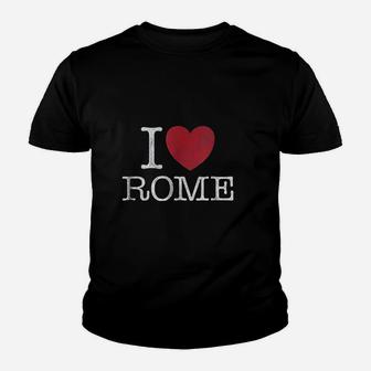 I Heart Rome Italy Vintage Youth T-shirt | Crazezy