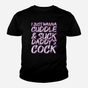 I Just Wanna Cuddle Youth T-shirt | Crazezy