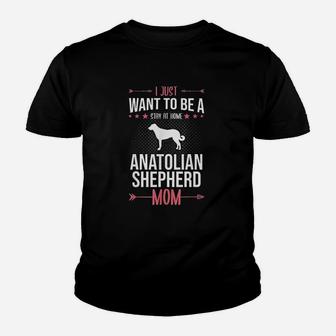 I Just Want To Be Stay At Home Youth T-shirt | Crazezy CA