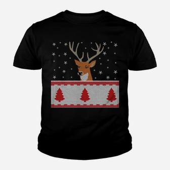 I Like Big Racks Bow Hunter Xmas Deer Hunting Sweatshirt Youth T-shirt | Crazezy UK