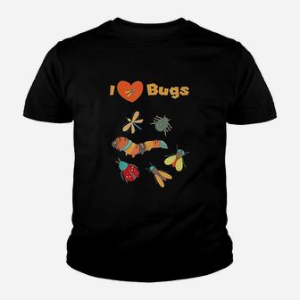 I Love Bugs Youth T-shirt | Crazezy CA