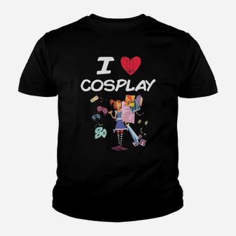 I Love Cosplay A Great Passion Or Hobby Idea Hoodie Youth T-shirt - Monsterry UK