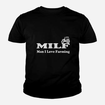 I Love Farming Youth T-shirt | Crazezy
