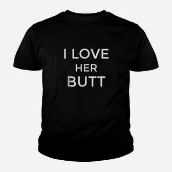 I Love Her But Funny Beard Youth T-shirt | Crazezy