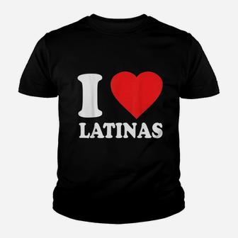 I Love Latinas Youth T-shirt | Crazezy UK