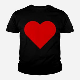 I Love Math 1111 | Funny Red Heart Love Math Youth T-shirt | Crazezy DE