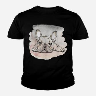 I Love My French Bulldog, Cute Frenchie Dog Mom Youth T-shirt | Crazezy DE