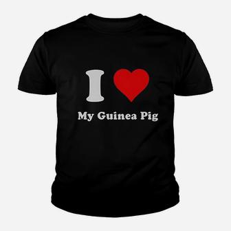 I Love My Guinea Pig Youth T-shirt | Crazezy