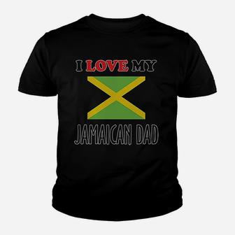 I Love My Jamaican Dad Youth T-shirt - Thegiftio