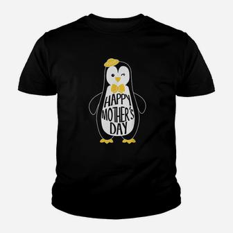 I Love My Mama Penguin Cute Happy Mothers Day Gift Youth T-shirt | Crazezy DE
