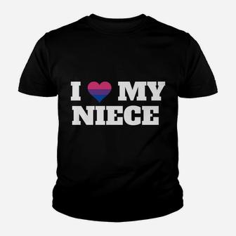 I Love My Niece Uncle Aunt Gifts From Niece Youth T-shirt | Crazezy