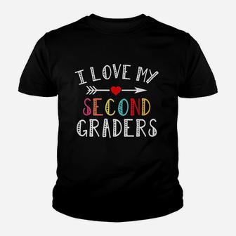 I Love My Second Graders Cute For 2Nd Grade Teacher Youth T-shirt | Crazezy DE