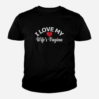 I Love My Wifes Youth T-shirt | Crazezy UK