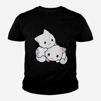 I Love Pussycats Gift For Men Women Kitten Cat Lovers Owners Youth T-shirt | Crazezy DE
