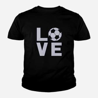 I Love Soccer For Soccer Players Youth T-shirt | Crazezy