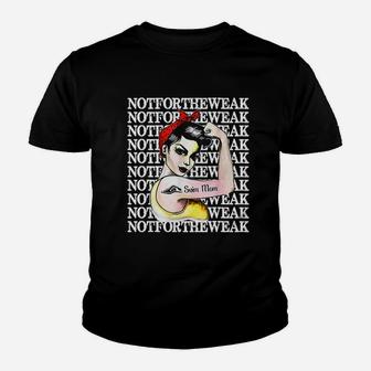 I Love Swimming Swim Mom Not For The Weak Youth T-shirt | Crazezy AU