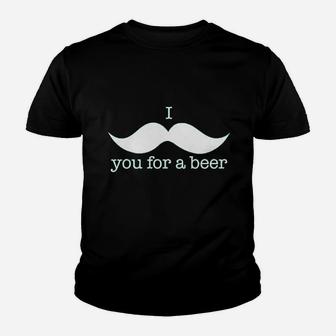 I Mustache You For A Beer Youth T-shirt | Crazezy AU