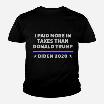 I Paid More In Taxes Youth T-shirt - Monsterry