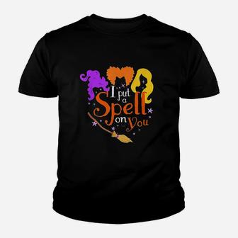 I Put A Spell On You Youth T-shirt | Crazezy