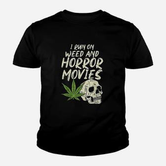 I Run Horror Movies Skull Youth T-shirt | Crazezy DE