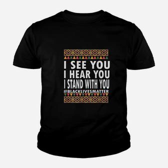 I Stand With You Youth T-shirt | Crazezy