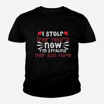 I Stole Their Hearts Now Youth T-shirt | Crazezy DE