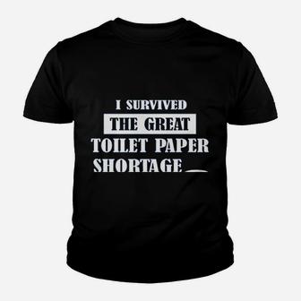 I Survived The Great Toilet Paper Youth T-shirt | Crazezy