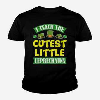 I Teach The Cutest Little Leprechauns St Patricks Day Tshirt Youth T-shirt | Crazezy UK
