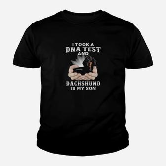 I Took A Dna Test And Dachshund Is My Son Youth T-shirt - Monsterry DE