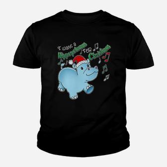 I Want A Hippopotamus Youth T-shirt | Crazezy