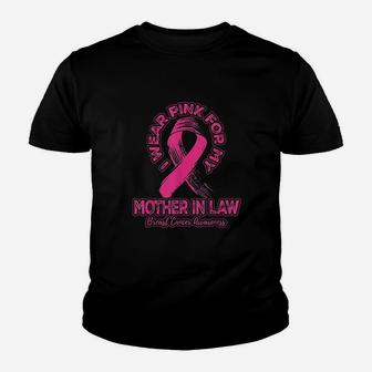 I Wear Pink For My Mother-In-Law Youth T-shirt | Crazezy DE