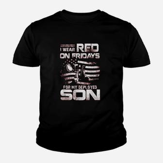 I Wear Red On Friday For My Son Youth T-shirt | Crazezy