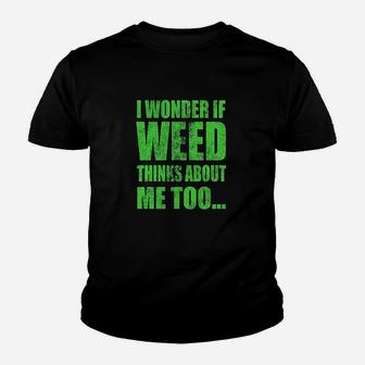 I Wonder If Wed Thinks About Me Too Youth T-shirt | Crazezy UK