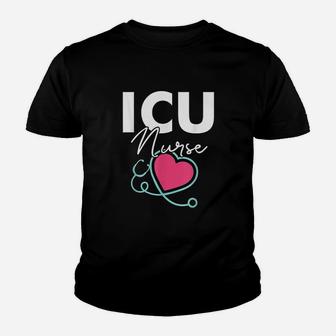 Icu Nurse Youth T-shirt | Crazezy AU