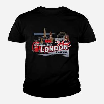 Id Rather Be In London England Vintage Youth T-shirt | Crazezy